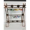 Image 2 : Lot of Beautiful Handmade Earrings with Display Rack