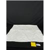 Image 1 : Beautiful Heavy Irish Linen Damask Table Cloth In Perfect Condition 67" x 67"