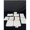 Image 1 : Large Lot of Beautiful Embroidered and Lace Napkins. Various Sizes and Materials
