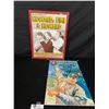 Image 1 : Lot of 2 Reproduction Metal Signs 3 Stooges and Babe Ruth.