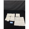Image 1 : 6 Antique Linen Napkins with Embroidery on The Corners