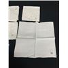 Image 2 : 6 Antique Linen Napkins with Embroidery on The Corners