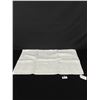 Image 1 : Beautiful Irish Linen Damask Table Cloth With Floral Design 69" X 69"