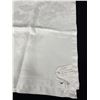 Image 2 : Vintage Damask White Tablecloth