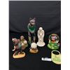 Image 1 : Nice Lot of Golfing Collectibles.Santa Waterglobe, Door Hanger Etc