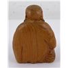 Image 3 : Carved Wood Happy Buddha