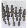 Image 4 : Antique Myanmar Burma Bronze Buddhist Monks