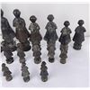 Image 9 : Antique Myanmar Burma Bronze Buddhist Monks