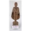Image 6 : Antique Myanmar Burma Wood Standing Monk Figure