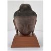 Antique Myanmar Burma Wood Buddha Head