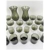 Image 4 : Sasaki Smoke Gray Crystal Drinkware Set