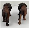 Image 3 : Pair of Carved Wood Lions