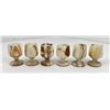 Image 2 : Group of Onyx Cordial Glasses
