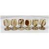 Image 3 : Group of Onyx Cordial Glasses