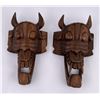 Image 1 : Pair of Indonesian Balinese Demon Masks