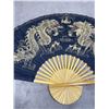 Image 3 : Large Painted Dragon Fan