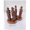Image 7 : Group of Myanmar Burma Wood Carved Figures