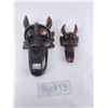 Image 8 : Pair of Indonesian Balinese Demon Masks