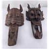 Pair of Indonesian Balinese Demon Masks