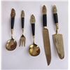 Image 3 : Mid Century Thailand Brass Flatware Set