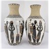 Pair of Dana Dona Vietnam Pottery Vases