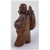 Image 2 : Carved Wood Happy Buddha