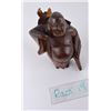 Image 8 : Carved Wood Happy Buddha