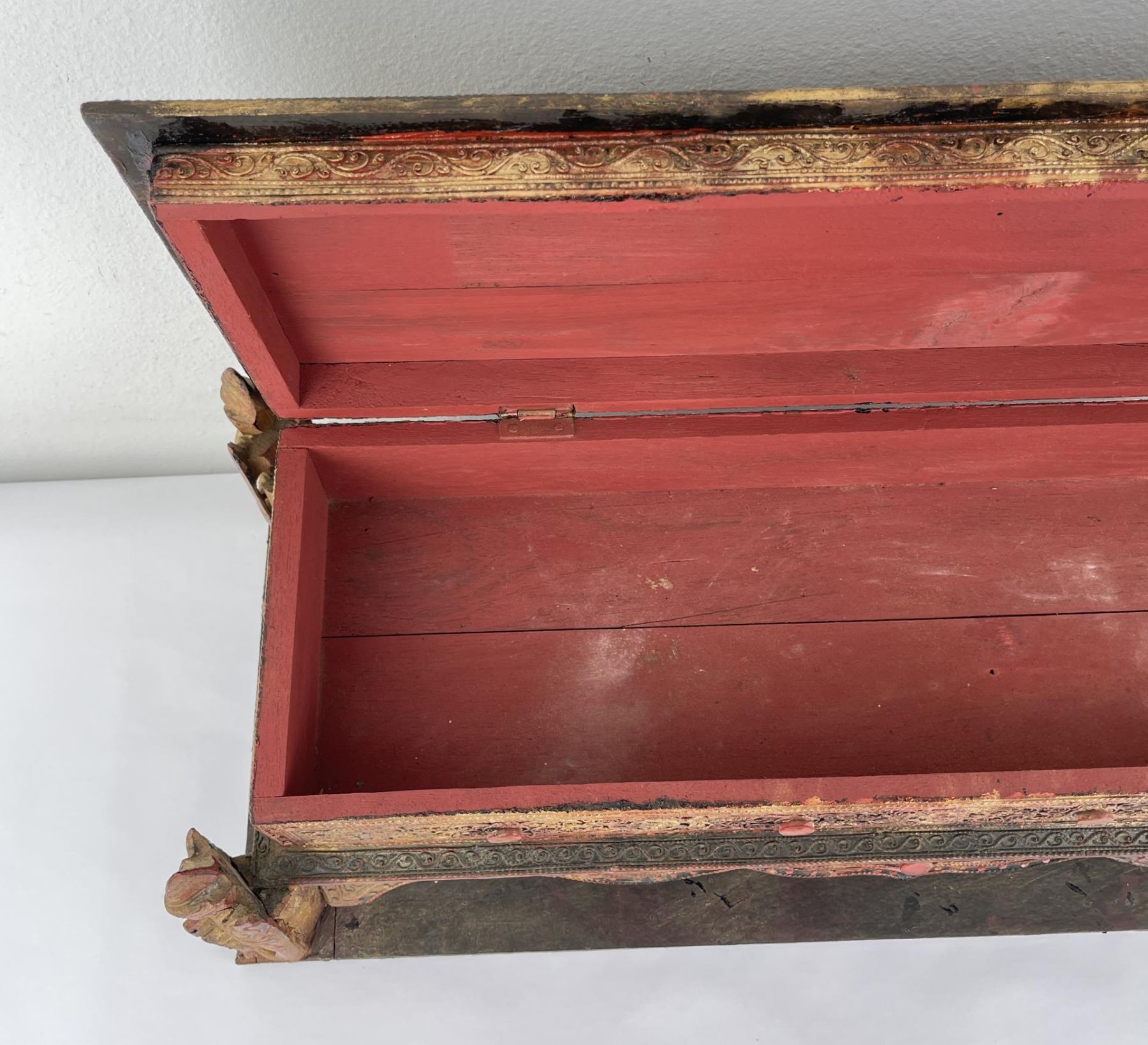Antique Myanmar Burma Manuscript Box