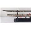 Image 4 : Engraved Silver Inlaid Myanmar Burma Sword