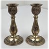 Image 2 : Thailand Sterling Silver Presentation Candlesticks