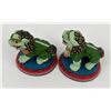 Image 4 : Pair of Chinese Cast Iron Foo Dogs