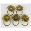 Image 4 : Group of Brass Chinese Drawer Pulls
