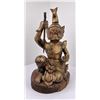 Myanmar Burma Wood Deity Figure