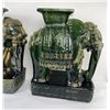 Image 11 : Terracotta Garden Ornament Elephants