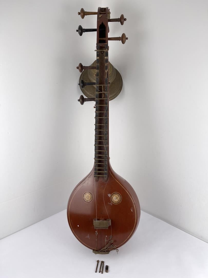 Antique Vina Sitar Musical Instrument