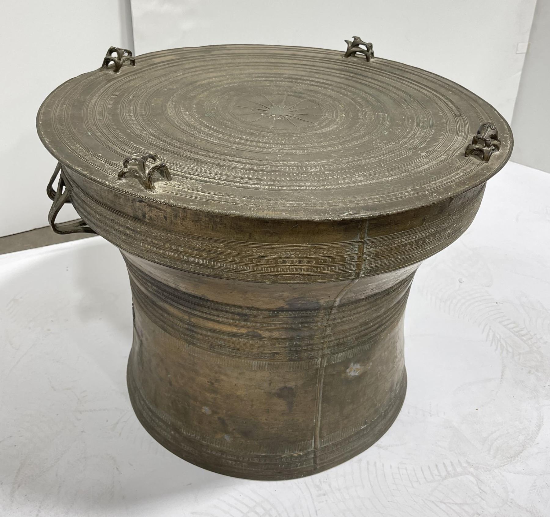 Myanmar Burma Karen Bronze Rain Drum
