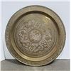 Image 1 : Moroccan Round Brass Tray