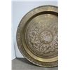 Image 2 : Moroccan Round Brass Tray