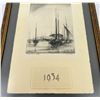 Image 3 : Lloyd Harting Fishermans Warf California Engraving