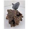 Image 2 : Carved and Painted Driftwood Whale Sculpture