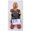 Image 11 : Japanese Battery Op Tin Toy San Smoking Grandpa