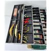 Image 5 : Antique Fishing Tackle Box w/ Lures