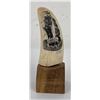 Image 1 : Alaskan Inuit Eskimo Scrimshaw Whale Tooth