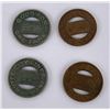 Image 2 : Butte Montana City Lines Transit Tokens