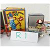 Image 7 : Group of Tin Toys Clown Ice Cream Crocodile