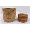 Image 1 : Pair of Eskimo Inuit Eskimo Baskets