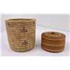 Image 2 : Pair of Eskimo Inuit Eskimo Baskets
