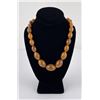 Art Deco Amber Bead Necklace