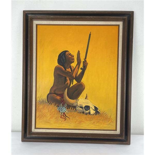 Lola Weaver Indian Oil Painting