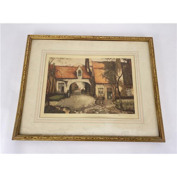 Alf Van Neste Lithograph